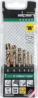 Wiertła - Alpen Wiertło Cassette PZ HSS Cobalt 1897 3-kant TM 6, 6-pcs. - miniaturka - grafika 1
