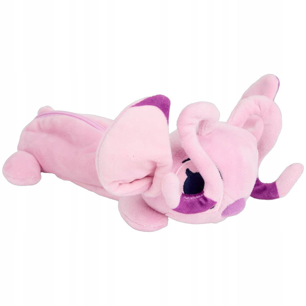 Stitch Piórnik z Zamkiem Maskotka Pluszowa Różowy