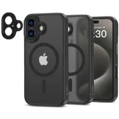 Etui i futerały do telefonów - Tech-Protect Magcam Magsafe do iPhone 16 Matte Black - miniaturka - grafika 1