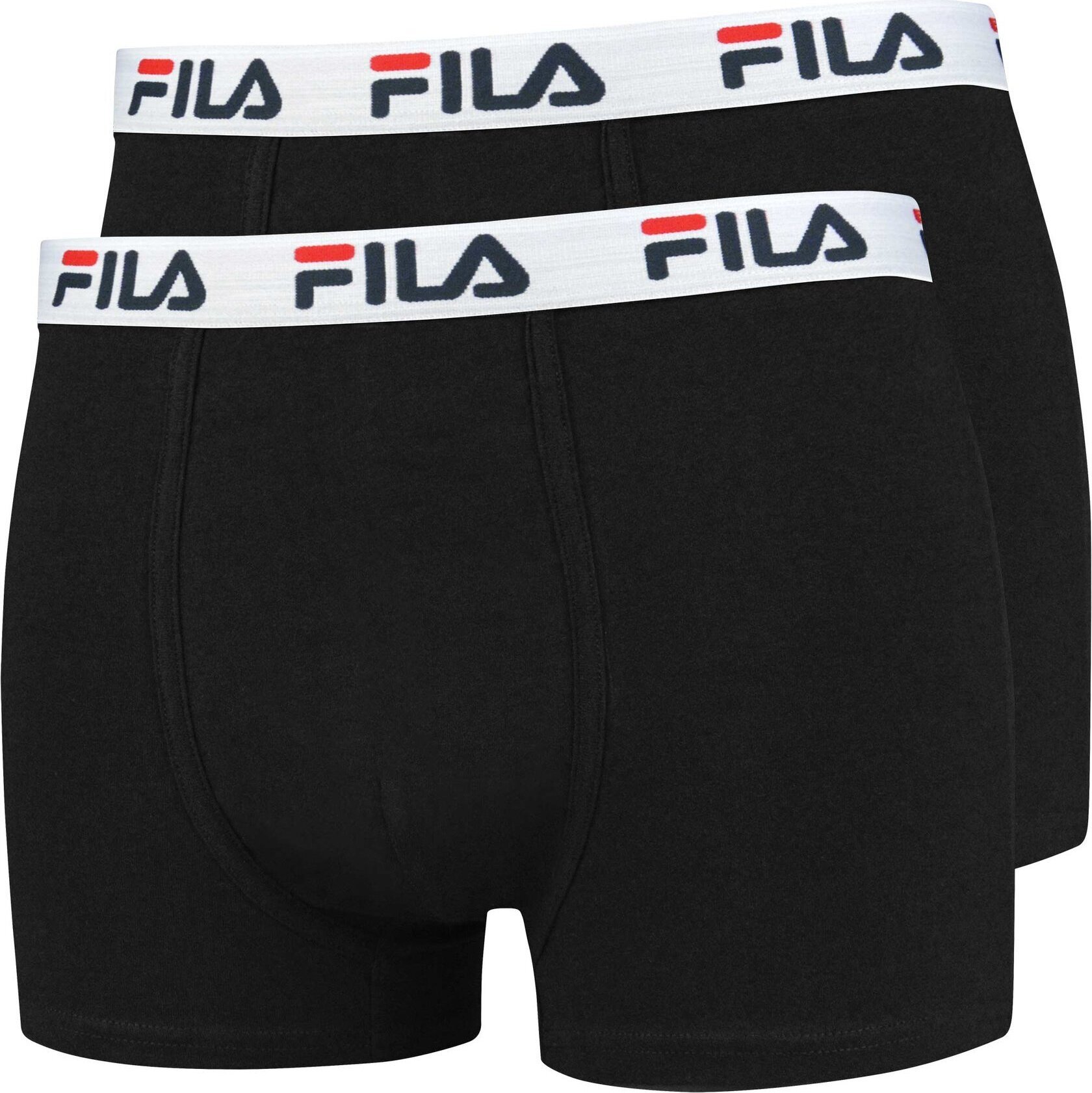 Fila Bokserki Męskie 2-Pack Czarne 2Xl