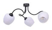 Lampy sufitowe - Czarno Klasyczny Biały Potrójny Żyrandol C0-A80 - miniaturka - grafika 1