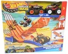 Samochody i pojazdy dla dzieci - Hot Wheels Monster Truck Wyścig z demolką 2auta - miniaturka - grafika 1