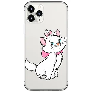 ERT GROUP etui na telefon Apple Iphone 11 PRO MAX, case oryginalny i oficjalnie licencjonowany przez Disney, wzór Marie 007, optymalnie dopasowane, plecki z TPU częściowo przeźroczyste - Etui i futerały do telefonów - miniaturka - grafika 1