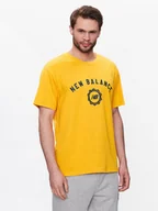 Koszulki męskie - New Balance T-Shirt Sport Seasonal Graphic MT31904 Żółty Relaxed Fit - miniaturka - grafika 1