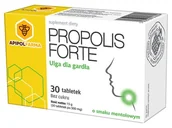 Przeziębienie i grypa - Farmina Propolis Forte ulga dla gardła o smaku mentolowym 30 tabletek 3695941 - miniaturka - grafika 1