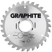 Tarcze do pił - Graphite Tarcza do cięcia 55H602 130 x 30 mm do pilarki widiowa - miniaturka - grafika 1