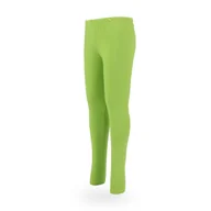 Legginsy - Dziewczęce legginsy gładkie zielone Tup Tup r.146 - miniaturka - grafika 1