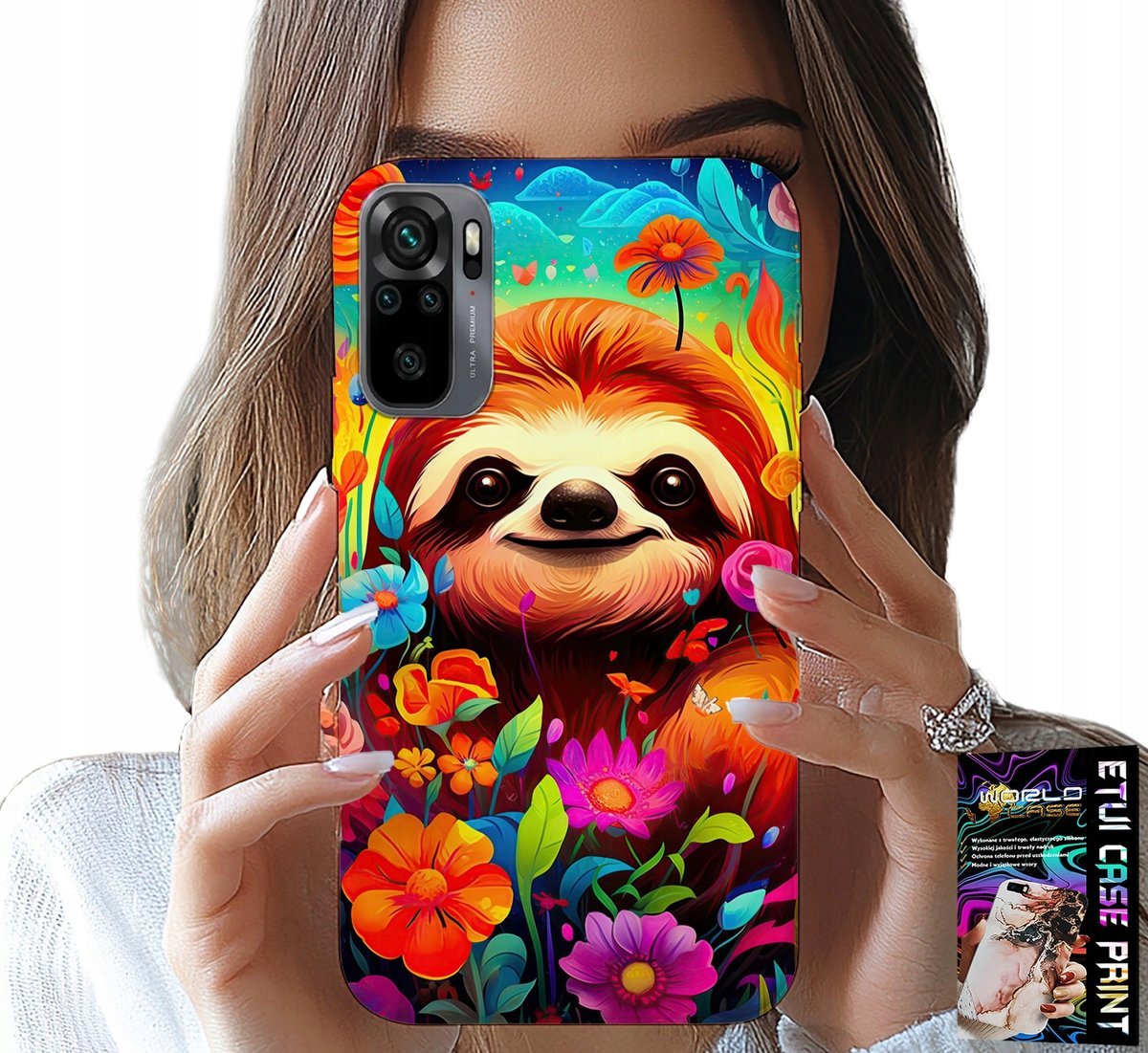 ETUI DO XIAOMI NOTE 10 / 10S - KOLOROWE WZORY KOALA ZWIERZĘTA + SZKŁO