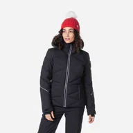 Kurtki narciarskie - Damska Kurtka ROSSIGNOL W STACI JKT RLMWJ07_200 – Czarny - miniaturka - grafika 1