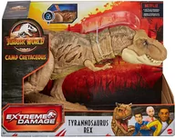 Figurki dla dzieci - Mattel, Jurassic World, Figurka, GWN26 Extreme Damage T-REX - miniaturka - grafika 1