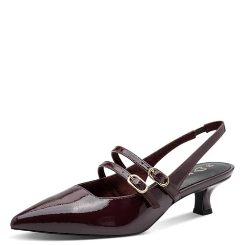 Marco Tozzi Damskie czółenka 2-29508-45, bordowe PAT, 38 EU, Bordeaux Pat, 38 EU