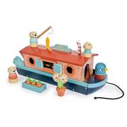 Łamigłówki - Misia rodzina na łodzi, Tender Leaf Toys - miniaturka - grafika 1
