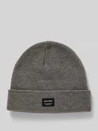 Czapki dla dzieci - Czapka beanie z detalem z logo - miniaturka - grafika 1