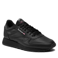 Sneakersy męskie - "Reebok Classic Leather Męskie Czarne (GY0955)" - miniaturka - grafika 1