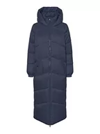 Płaszcze damskie - VERO MODA Płaszcz damski VMUPPSALA LONG COAT NOOS, granatowy blezer, S - miniaturka - grafika 1