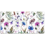 Podkładki na biurko - Duża mata na biurko Kwiecista łąka 120x60 cm - miniaturka - grafika 1