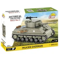 Klocki - Cobi HC WWII M4A3E8 Sherman 320kl. - - miniaturka - grafika 1