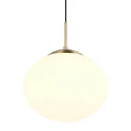 Lampy sufitowe - Lampa wisząca nad wyspę FOMENTO 363100108 Trio zwis bańka biały złoty - miniaturka - grafika 1
