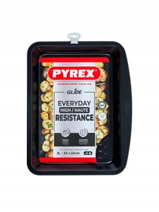 Blacha forma do pieczenia PYREX prostokątna GLIDE 34x24 (37x29 cm zew) - Formy do ciast - miniaturka - grafika 1