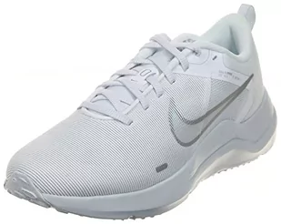 Nike Downshifter 12, Trampki damskie, Biały biały metaliczny srebrny czysty platynowy, 41 EU - Trampki damskie - miniaturka - grafika 1