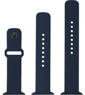 Akcesoria do smartwatchy - Fixed Silikonowy pasek Silicone Strap do Apple Watch 41 / 40 / 38 mm, granatowy - miniaturka - grafika 1