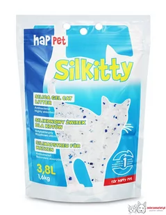 Żwirek Silkitty Happet silikonowy karton 8 szt - Żwirek dla kotów - miniaturka - grafika 1