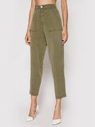 Spodnie damskie - Guess Spodnie materiałowe W1GB71 WDP82 Zielony Regular Fit - miniaturka - grafika 1