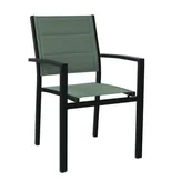 Fotele i krzesła ogrodowe - Fotel ogrodowy Dusk 57 x 59 x 86 cm zielono-czarny - miniaturka - grafika 1