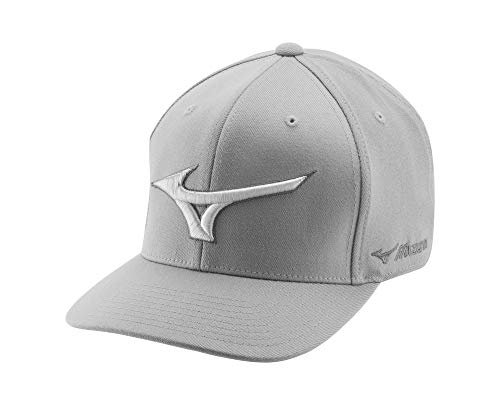 Mizuno Czapka z daszkiem z diamentem, szary melanż, OSFM