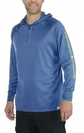 Bluzy męskie - CARHARTT BLUZA MĘSKA NIEBIESKA Z KAPTUREM S JHR - miniaturka - grafika 1