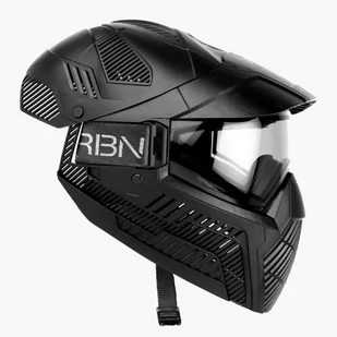 Maska paintballowa Carbon GS-F full head single black - Paintball - miniaturka - grafika 1