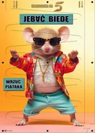 Skarbonki - SKARBONKA NA 5 zł - XXL 50x70 prezent na urodziny ŚMIESZNE jeb*ć biedę - miniaturka - grafika 1