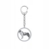 Breloki - Brelok do kluczy Bernardyn Srebro925 Biżuteria GRAWER GRATIS - miniaturka - grafika 1