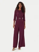 Kombinezony - Rinascimento Kombinezon CFC0125314003 Bordowy Regular Fit - miniaturka - grafika 1