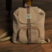 Plecaki - Mały plecak konopny - miniaturka - grafika 1