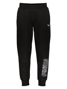 Puma Spodnie dresowe w kolorze czarnym - Spodnie sportowe damskie - miniaturka - grafika 1