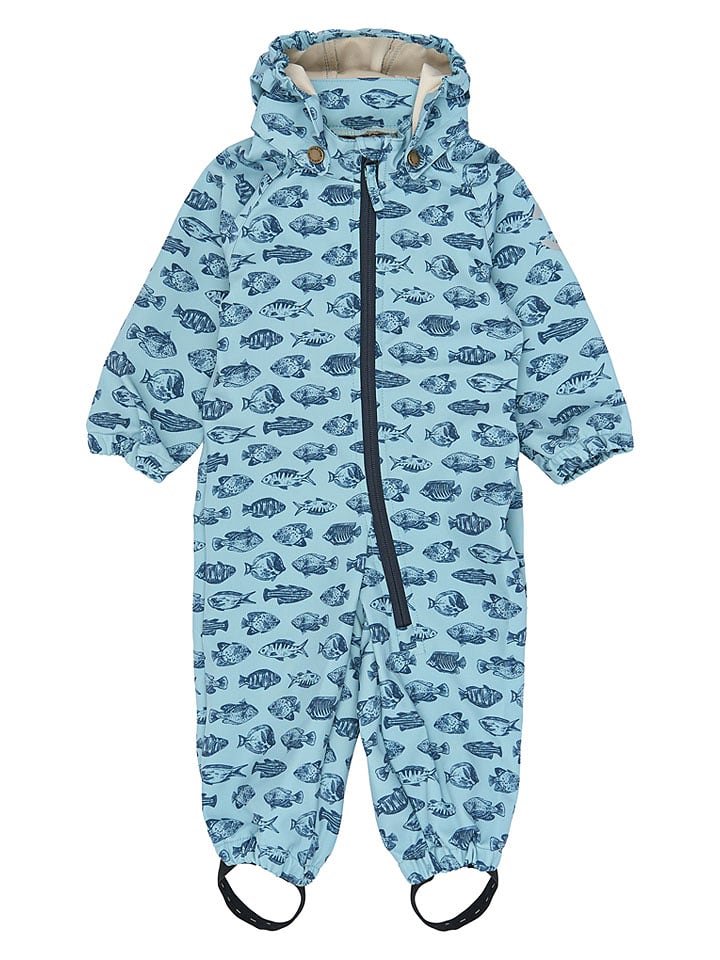 mikk-line Kombinezon softshellowy w kolorze niebieskim