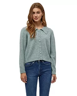 DESIRES GEA Collar damski kardigan z kołnierzem, 2251 m Slate Blue Melange, XS - Swetry damskie - miniaturka - grafika 1