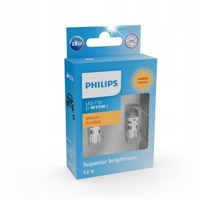 Żarówki Philips LED Ultinon Pro7000 WY5W AU70 12V
