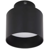 Lampy sufitowe - Globo Lighting LAMPA sufitowa JENNY 12015B metalowa OPRAWA tuba LED 8W + 4W spot czarny 12015B - miniaturka - grafika 1