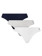 Majtki damskie - Tommy Hilfiger Komplet 3 par fig brazylijskich UW0UW05968 Kolorowy - miniaturka - grafika 1