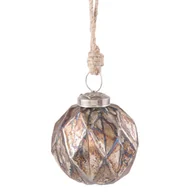 Bombki - Bombka choinkowa miedziana postarzana - miniaturka - grafika 1