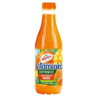 Soki i napoje niegazowane - Hortex Vitaminka Odporność Jabłko, marchew, mango butelka Pet 1L - miniaturka - grafika 1