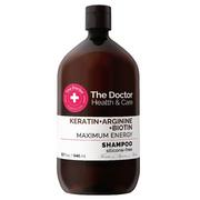 Szampony do włosów - THE DOCTOR Health  Care szampon do włosów wzmacniający Keratyna + Arginina + Biotyna 946ml - miniaturka - grafika 1