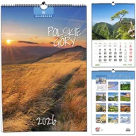 Kalendarze - Kalendarz 2026 B3 13 planszowy Polskie Góry - kalendarz - miniaturka - grafika 1