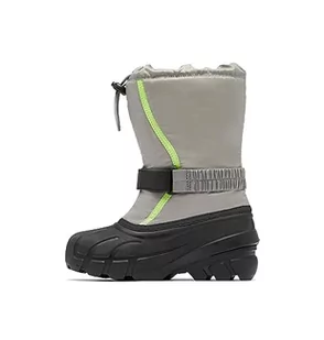 Sorel Youth Flurry Zimowe śniegowce, Chrome Grey, Black, 33 EU, Chrome Grey Black, 33 EU - Śniegowce damskie - miniaturka - grafika 1