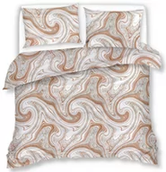 Pościel - Pościel Z Mikrofibry 160X200 Beżowa 20387 - miniaturka - grafika 1