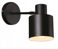 Lampy ścienne - Czarny kinkiet Maxlight Black W0188 nowoczesny - miniaturka - grafika 1