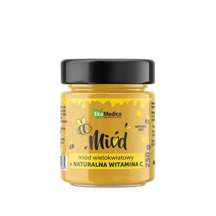 EKAMEDICA Ekamedica Miód Naturalna Witamina C 250 g EM0665 - Miód - miniaturka - grafika 1