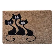 Wycieraczki - Wycieraczka gumowo-kokosowa TUCAN 40 x 60 cm wz11 - miniaturka - grafika 1